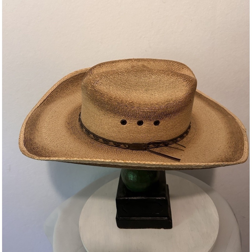 Resistol Jason Aldean Georgia Boy Mexican Palm Straw Cowboy Hat Men's Size‎ S